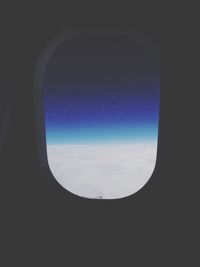 View of dark sky