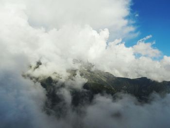 Scenic view of cloudy sky