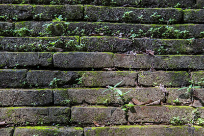 Full frame shot of stone wall