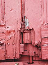 Full frame shot of weathered door