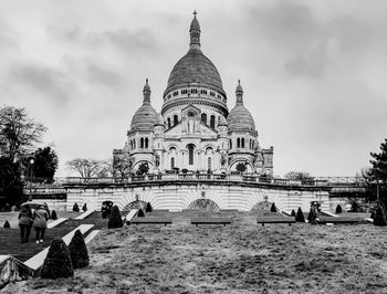 View of cathedral against cloudy sky