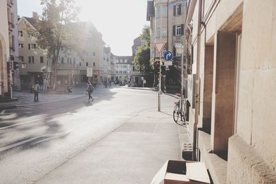 Street amidst buildings in city