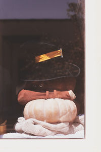 Close-up of stuffed toy at home