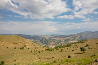 Scenic view of landscape against sky