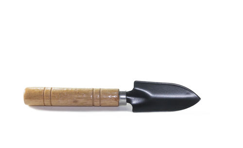 Close-up of bread against white background