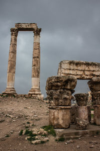 Old ruins against sky