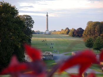 View of monument against cloudy sky