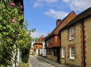 Typical english village road. 