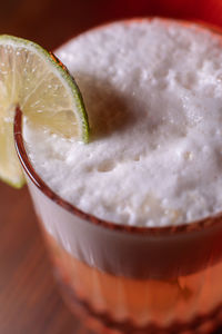 Close-up of drink