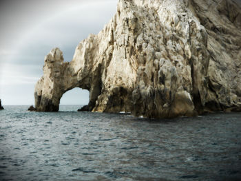 Arch of cabo san luca in sea