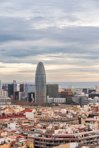 Cityscape against sky