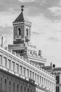 Low angle view of building against sky