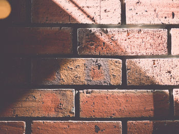 Full frame shot of brick wall