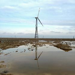 Wind turbines in water
