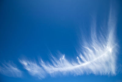 Low angle view of clouds in sky