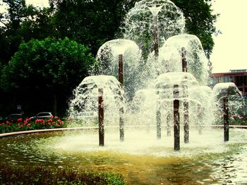 Fountain in park