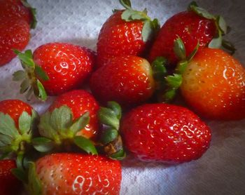 Close-up of strawberries