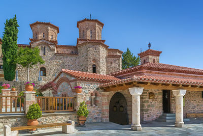 Church in monastery of varlaam in meteora, greece