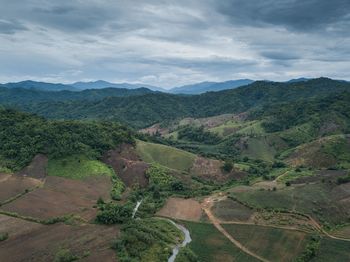 Scenic view of landscape against sky