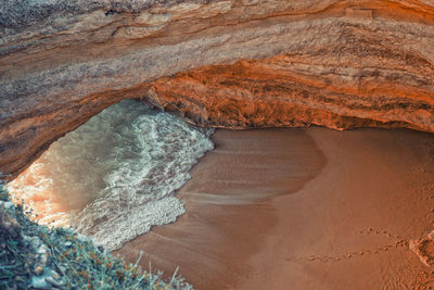 Scenic view of sea shore