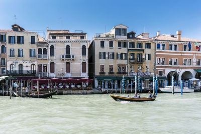 Boats in canal