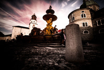 Statue of historical building