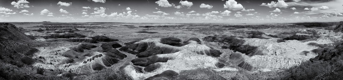 Panoramic shot of sea against sky