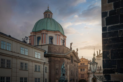 Low angle view of cathedral against sky