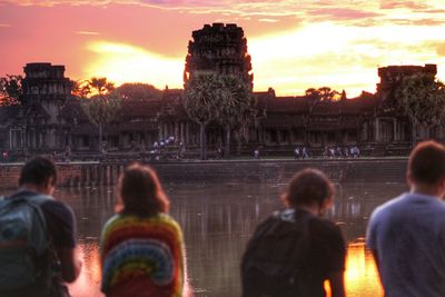 People at sunset