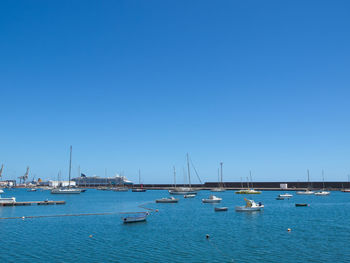 Arrecife and the island lanzarote