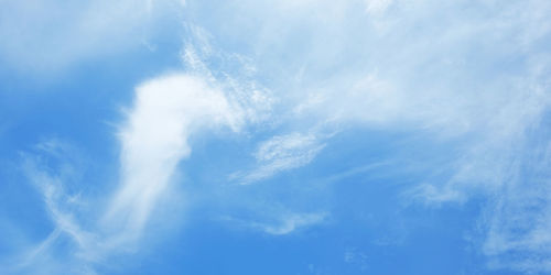 Low angle view of clouds in sky