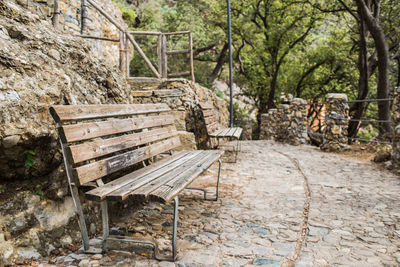 View of empty chairs
