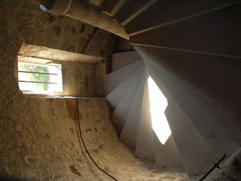 Staircase in sunlight