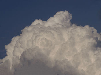 Low angle view of cloudscape against sky