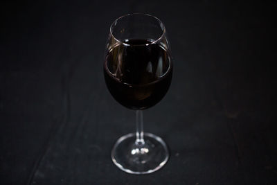 Close-up of wine in glass