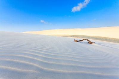 Scenic view of desert against sky