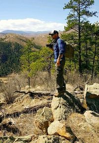 Full length of young man standing on land