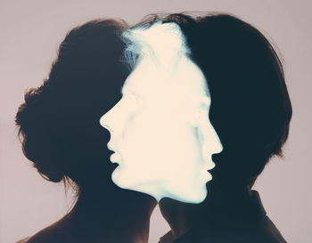 Close-up of young woman