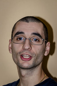 Portrait of smiling young man