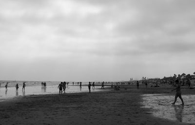 Crowded beach