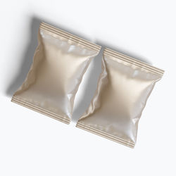 High angle view of american flag against white background