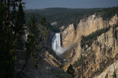 View of waterfall