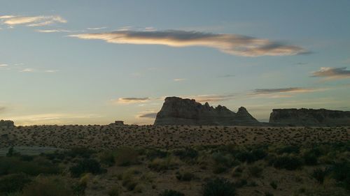 Scenic view of landscape against sky