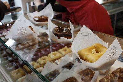 Close-up of food at market stall