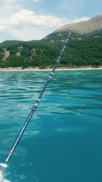 Boats in calm sea