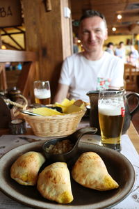 View of food on table at restaurant