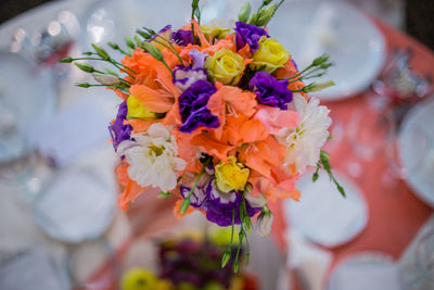 Close-up of flower bouquet