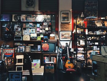 Close-up of objects for sale