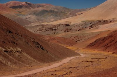 Scenic view of desert