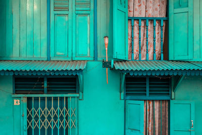 Full frames shot of house with windows